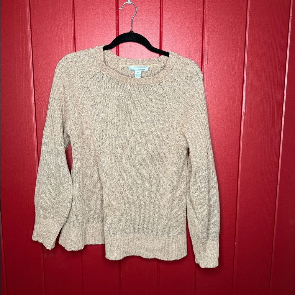 Pink Knit Sweater Pullover Long Sleeve Size PXL - Picture 2 of 5